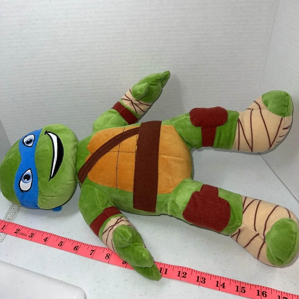 Build a Bear Teenage Mutant Ninja Turtle Leonardo Plush Green Toy Stuffed 18